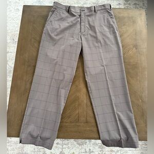 Men’s Nike Dri-FIT Golf Pants Brown Plaid